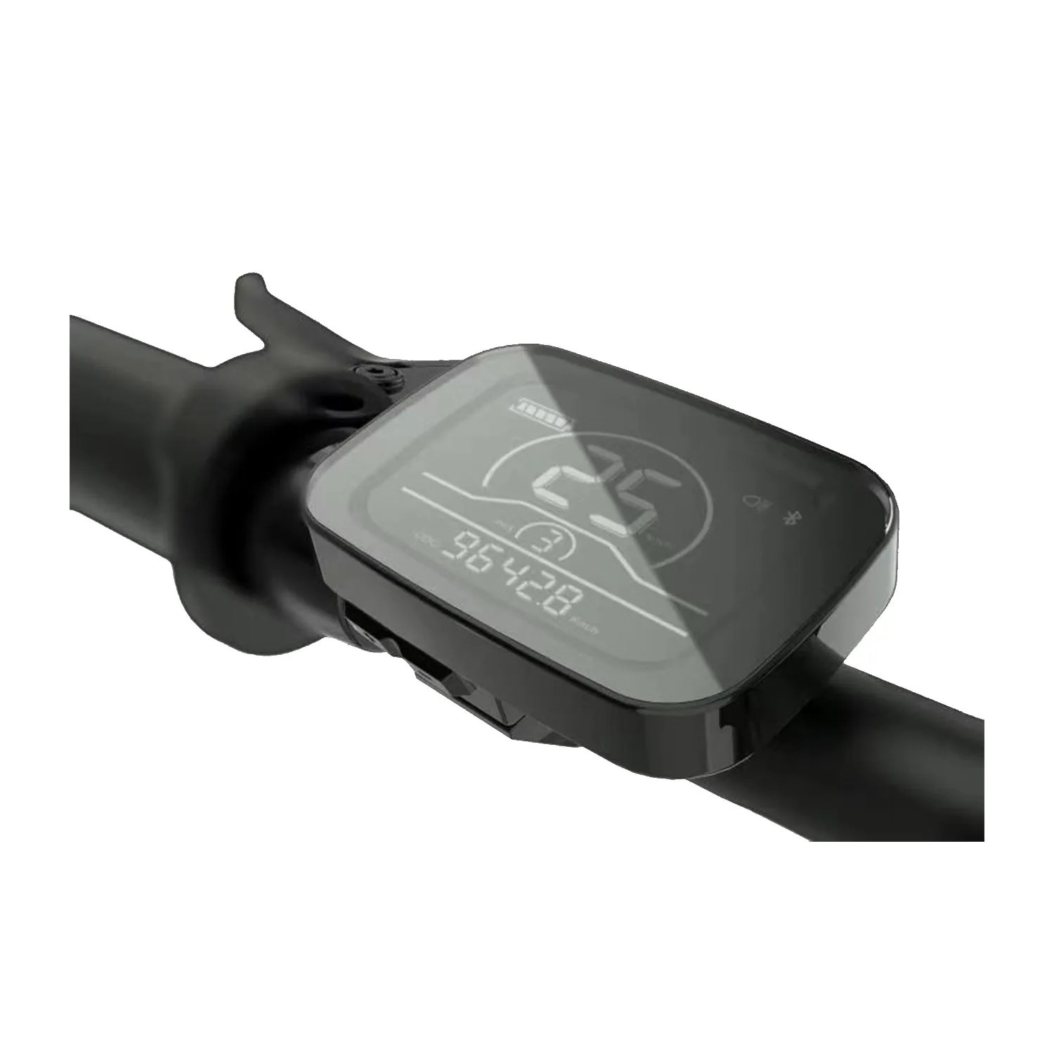 GreenPedel Electric Bicycle Control Computer LCD Display With Lithium-ion Battery Included For eBike Conversion Kits