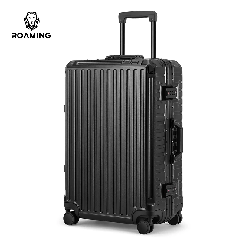 ROAMING 20 Inches Elegant Travel Luggage Handle Spinner Suitcase New Style Hot Selling with TSA Lock Aluminum Frame