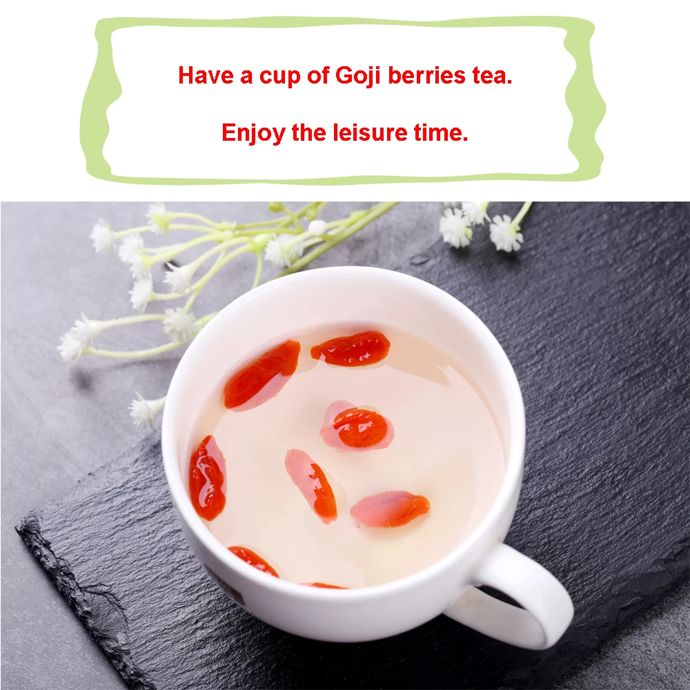 Healthy Fruit Green Food Natural Dried Fruit FD Freeze Dried Goji Berries Freeze Dry Wolfberry Tea Ingredient