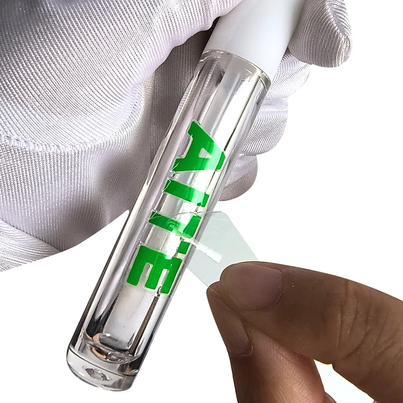 CY3 Uv transfer stickers custom logo metal stickers transfer bronzing transparent transfer stickers label for cosmetic