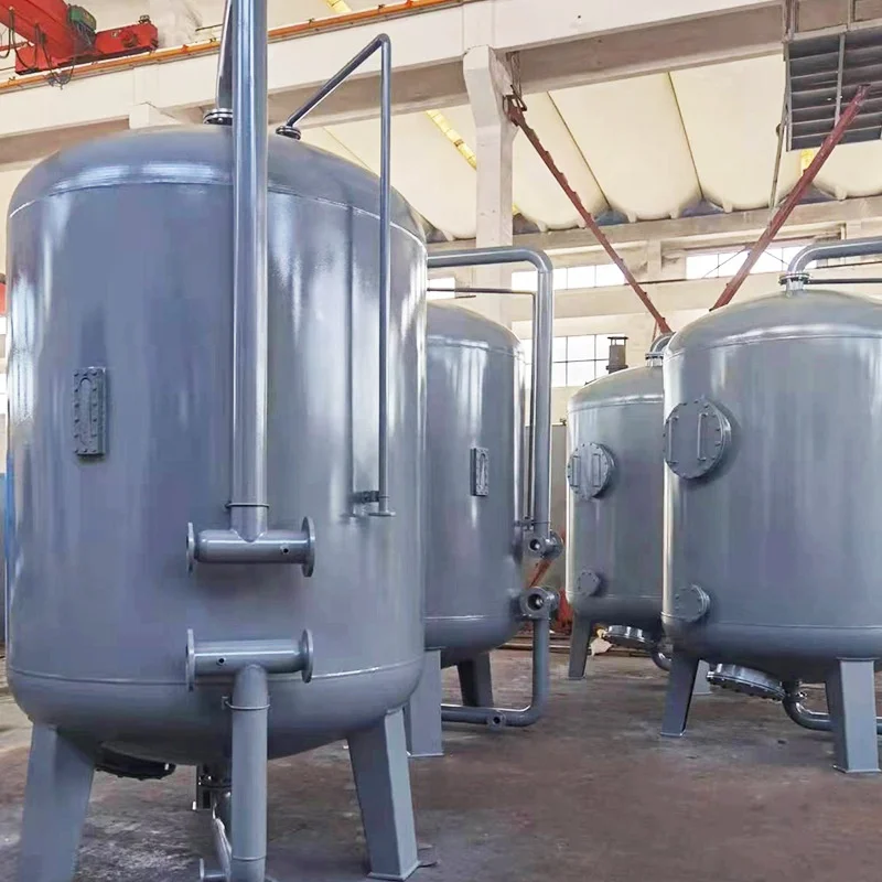 Quartz sand activated carbon multi-media filter water treatment pressure filter material mechanical filtration