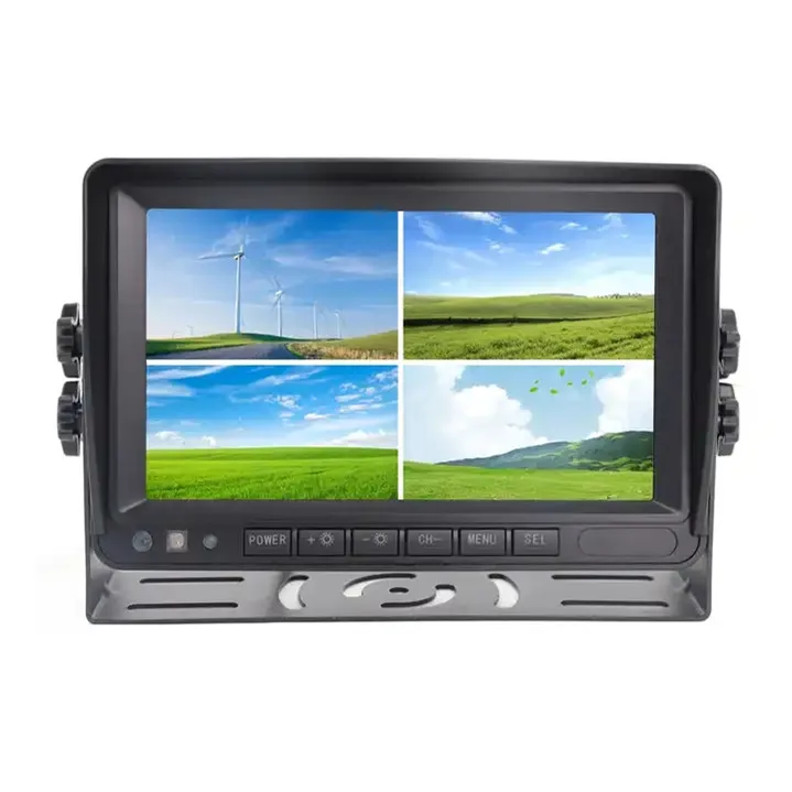 Newest AHD Main Board 7/9 Inch Digital LCD Car Monitor for Truck and Bus