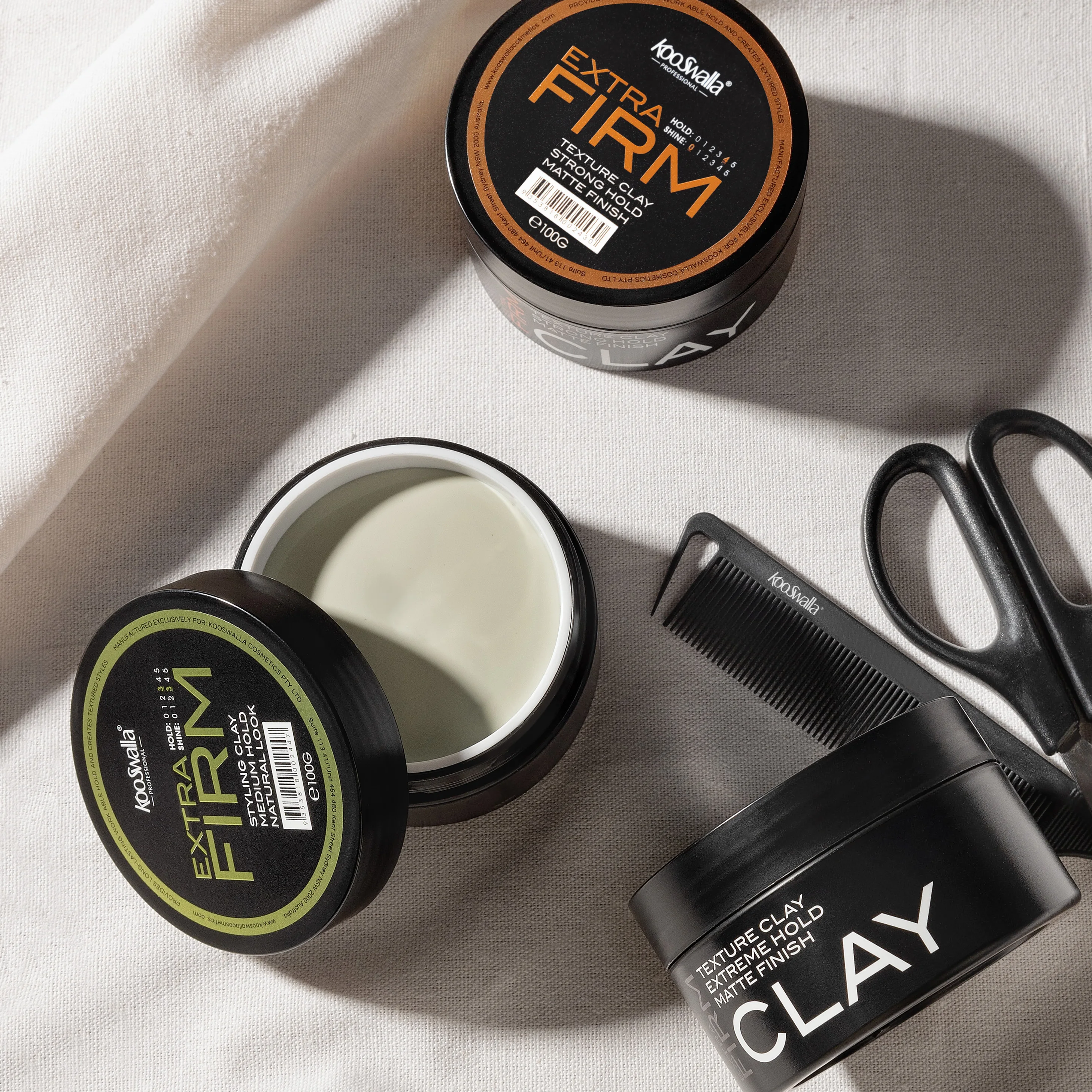 Factory Price Matte Clay Organic Hair Pomade Finish Men Hair Styling Clay