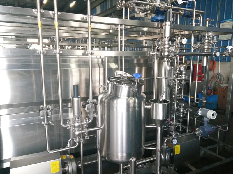Aseptic Tubular UHT Milk Sterilizer For Sale Pasteurization machine -500 kg per hour