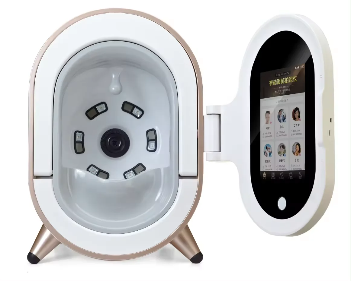 2024 hot sale high quality 3D digital pigmentation m9 magic mirror skin analyzer face scanner with 1500 mega pixel