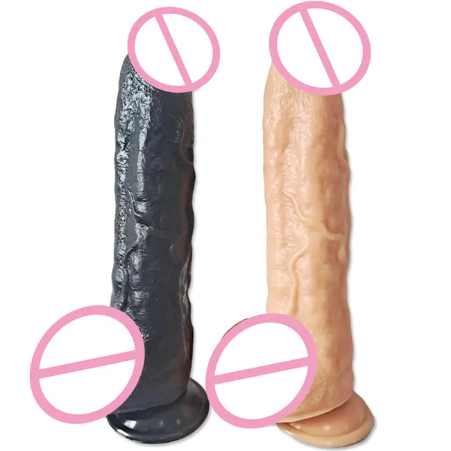Masturbation for Adult PVC Sex toy dildos price Penis For Women Huge Realistic Artificial big black dildo anal