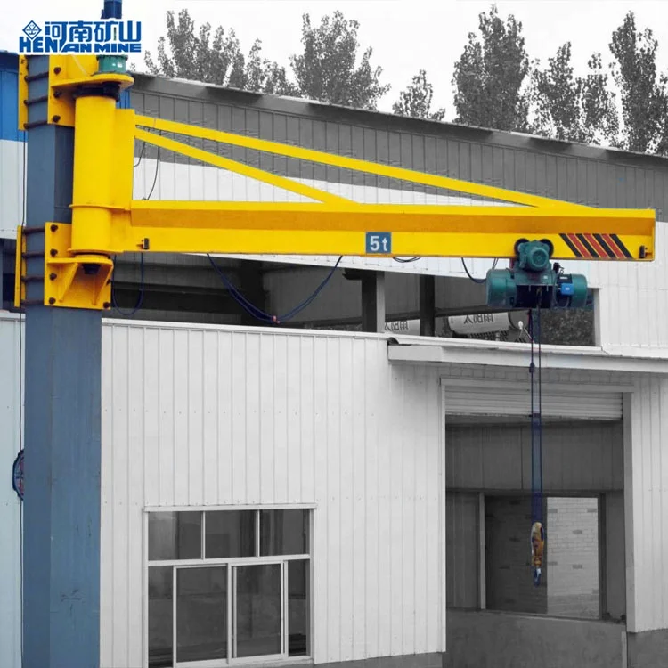 Customized Motor Driven Wall Bracket Jib Crane  5 ton 10 ton Wall Mounted Jib Crane