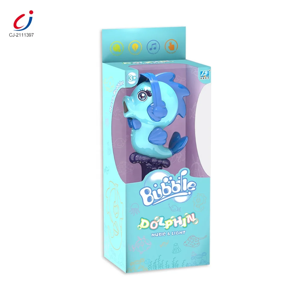 Wholesale Magic Gift Kid Bubble Machine Toy LED Water Bubble Wand With Misic And Lights