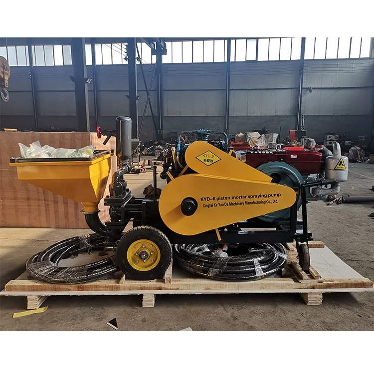 
KYD-6 diesel motor spraying mortar conveying machine of Construction machinery 