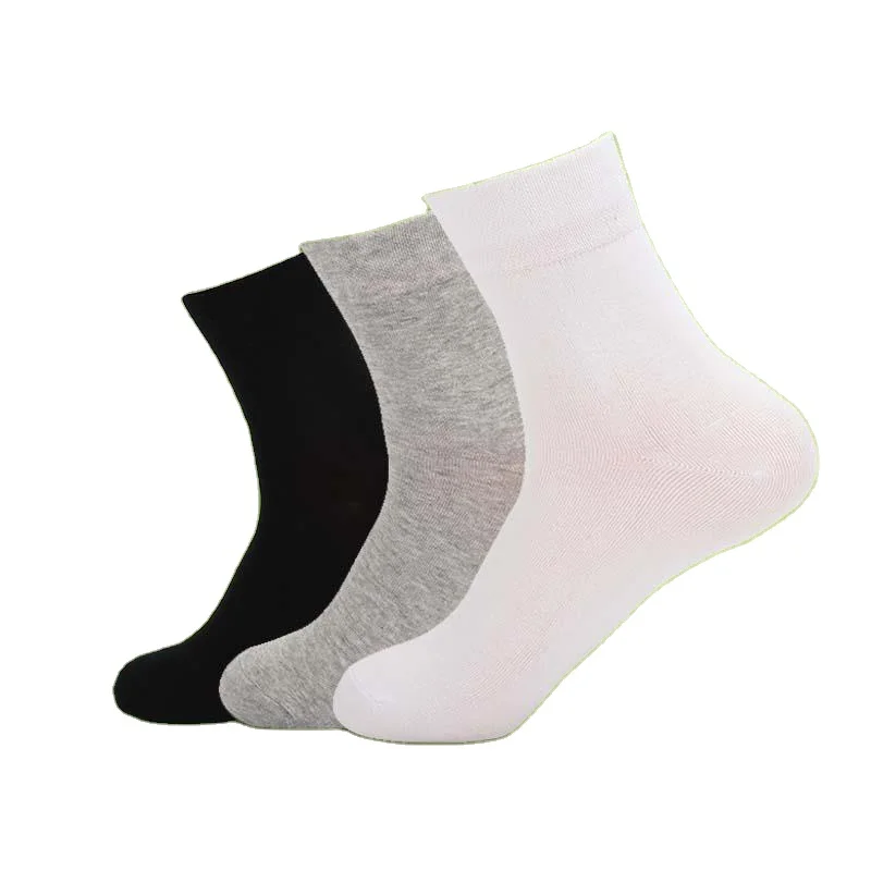 Manufacturers Wholesale Bamboo Fiber Cotton Solid Color Business Casual Socks Mens Bamboo Dress Socks