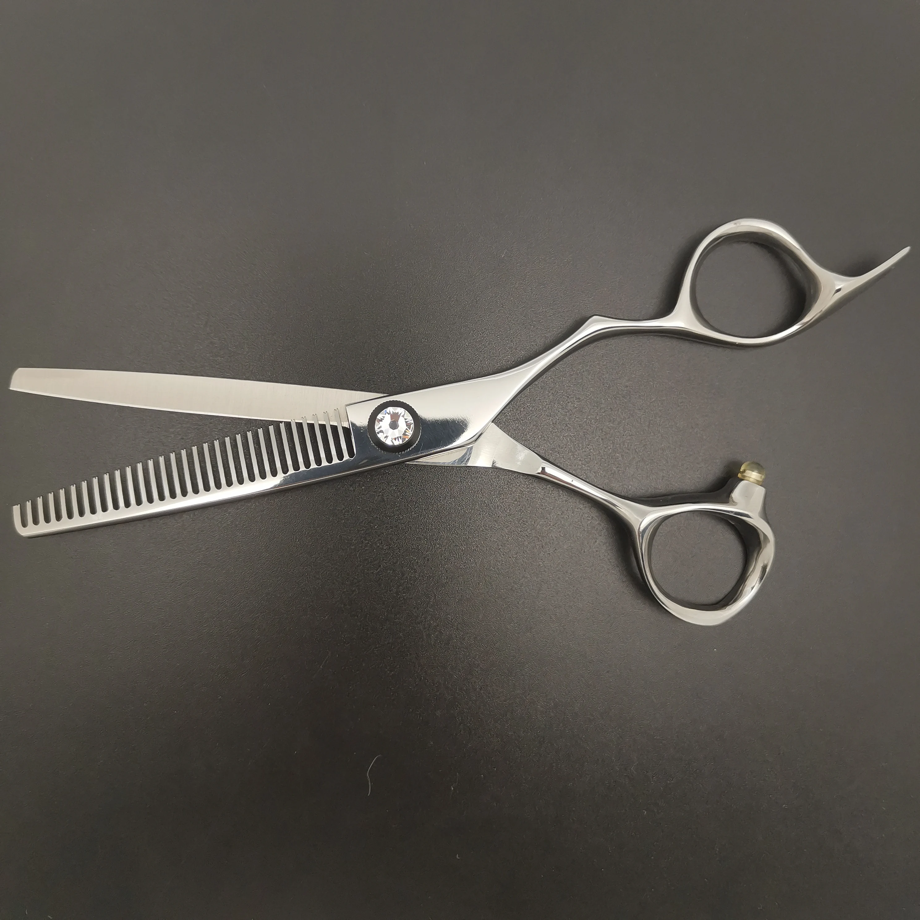 New Design Diamond Ball Bearing Screw Hairdressing Scissor Hair Scissors For Barbers