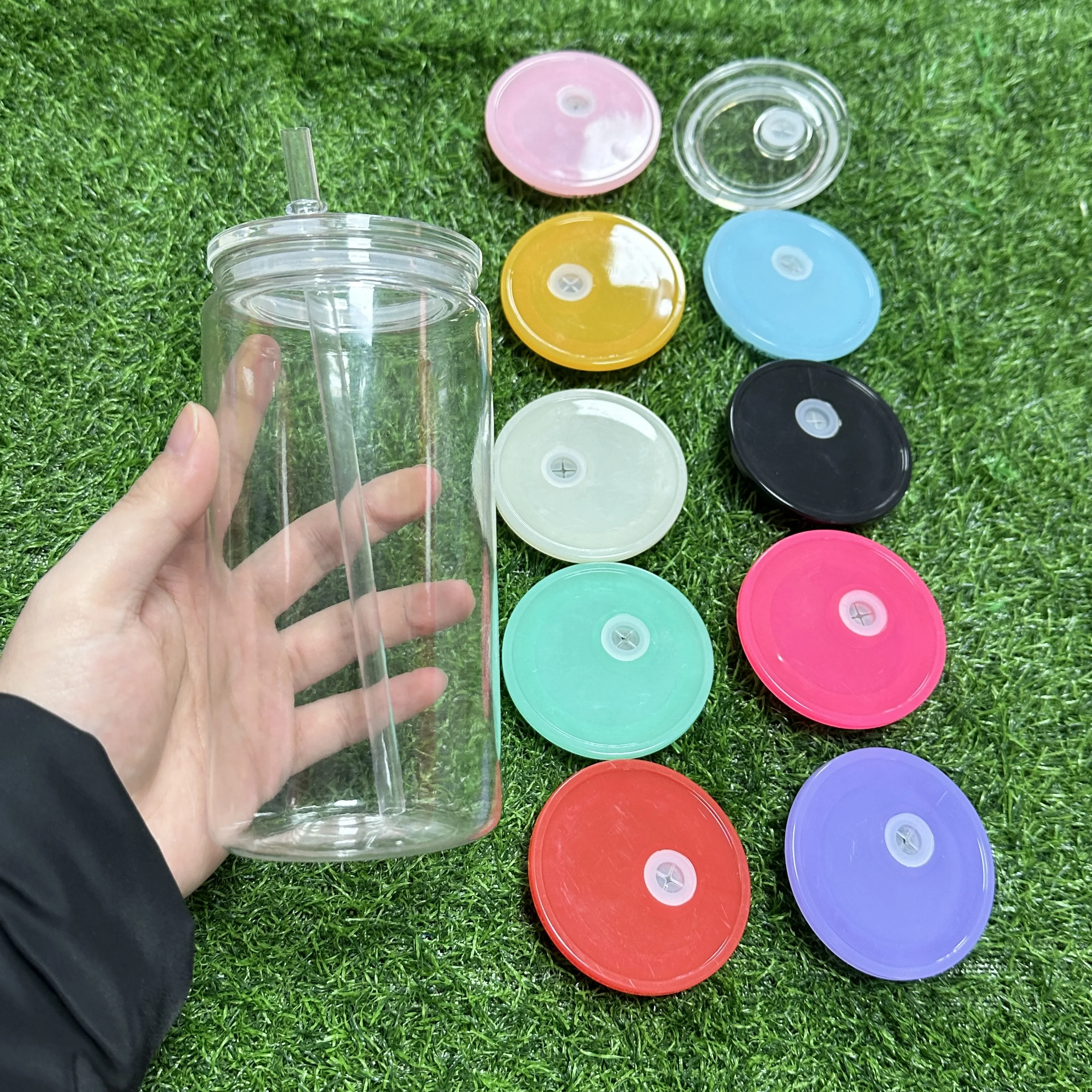 Склад США, небьющаяся пластиковая акриловая газированная прозрачная пивная кружка, пластиковая акриловая чашка на 16 унций для УФ-плит