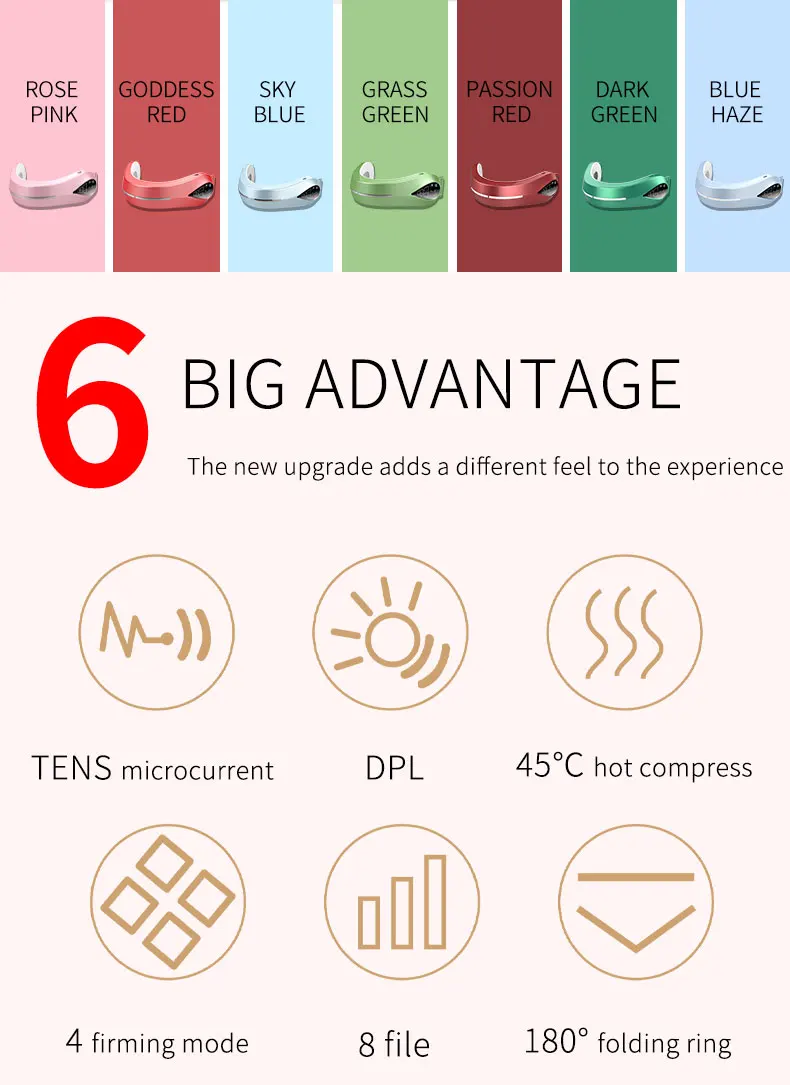 2022 Beauty Care Device Tightening V Shape Face Slimming Chin Tool Skin Lift Massager EMS Facial Lifting