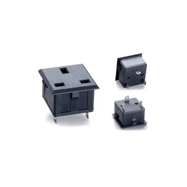 250V 10A industrial power socket multi-function power socket AC socket 2 holes 3 holes