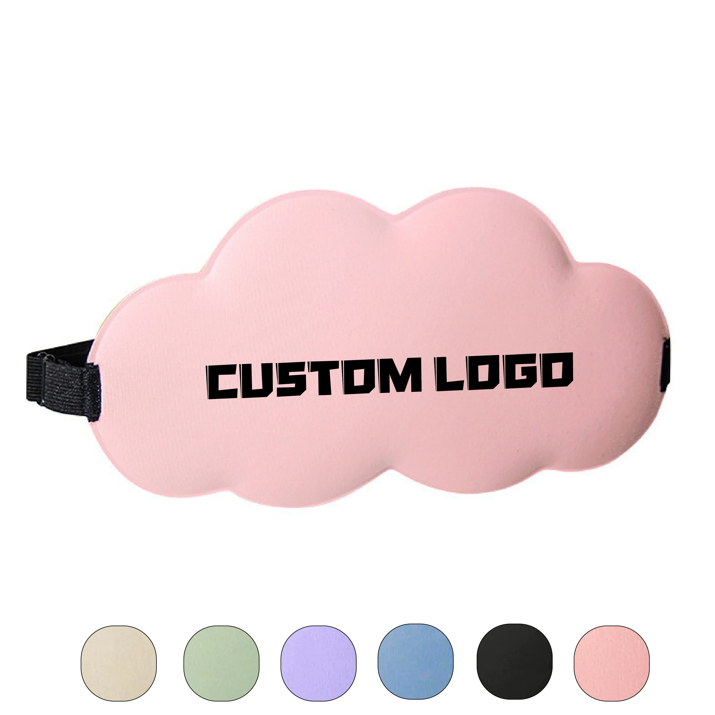 Soft Cloud-Shaped Sleep Mask for Comfortable Rest and Eye Protection Perfect for Travel or Home Use