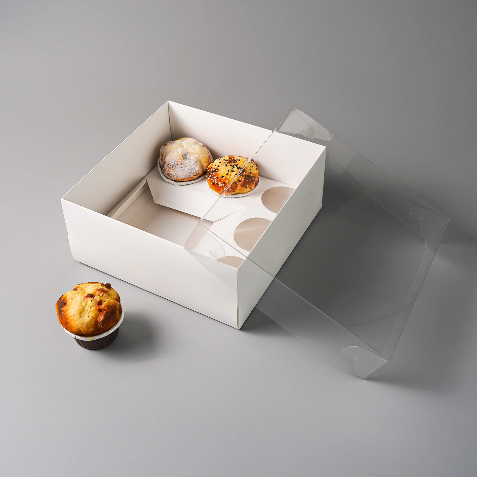 Hot Commodities Good Price Cardboard Paper Packaging Box For Cake Small Cakes Boxes Transparent