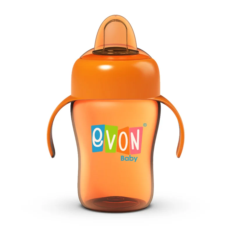 2024 New Arrival BPA Free Manufacturer Supply Wholesale Cheap Price Evon Brand Sippy Cups Spout Cup design for easy sip