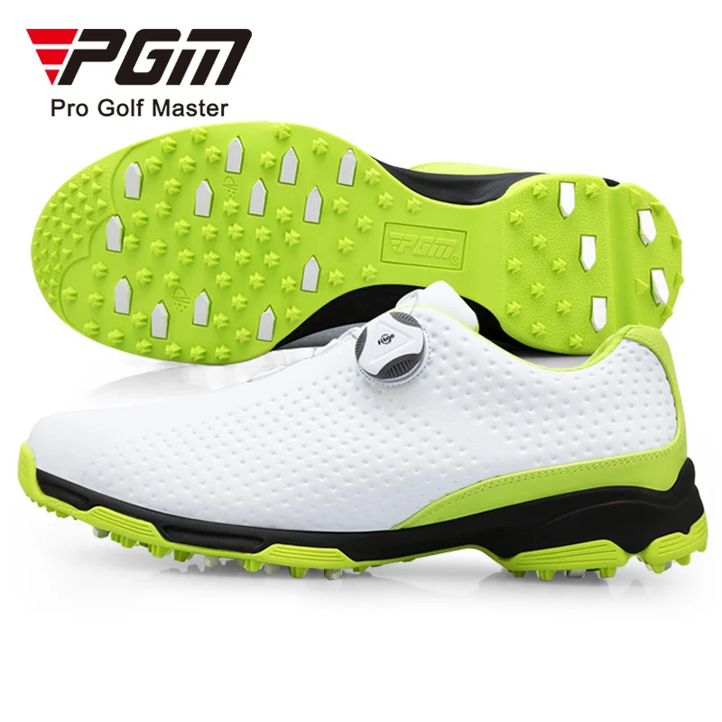 PGM XZ095 mens summer golf shoes quick lacing waterproof antislip golf shoes