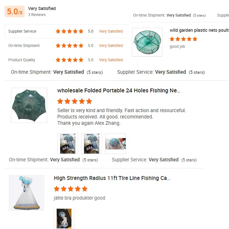 wholesale China factory fish shrimp traps lobster minnow cages crab trap