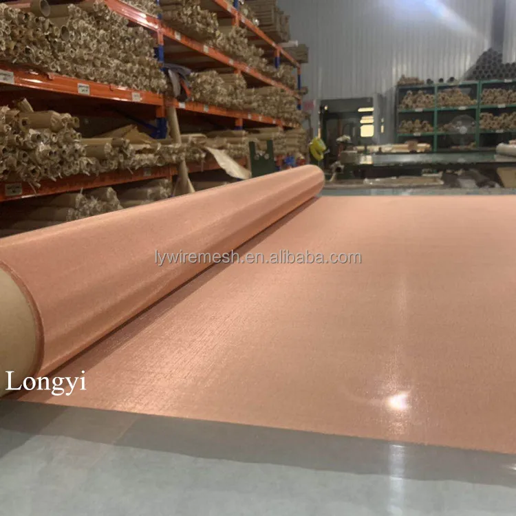 emf/rf shielding window film 30 50 60 80 100 mesh copper wire screen