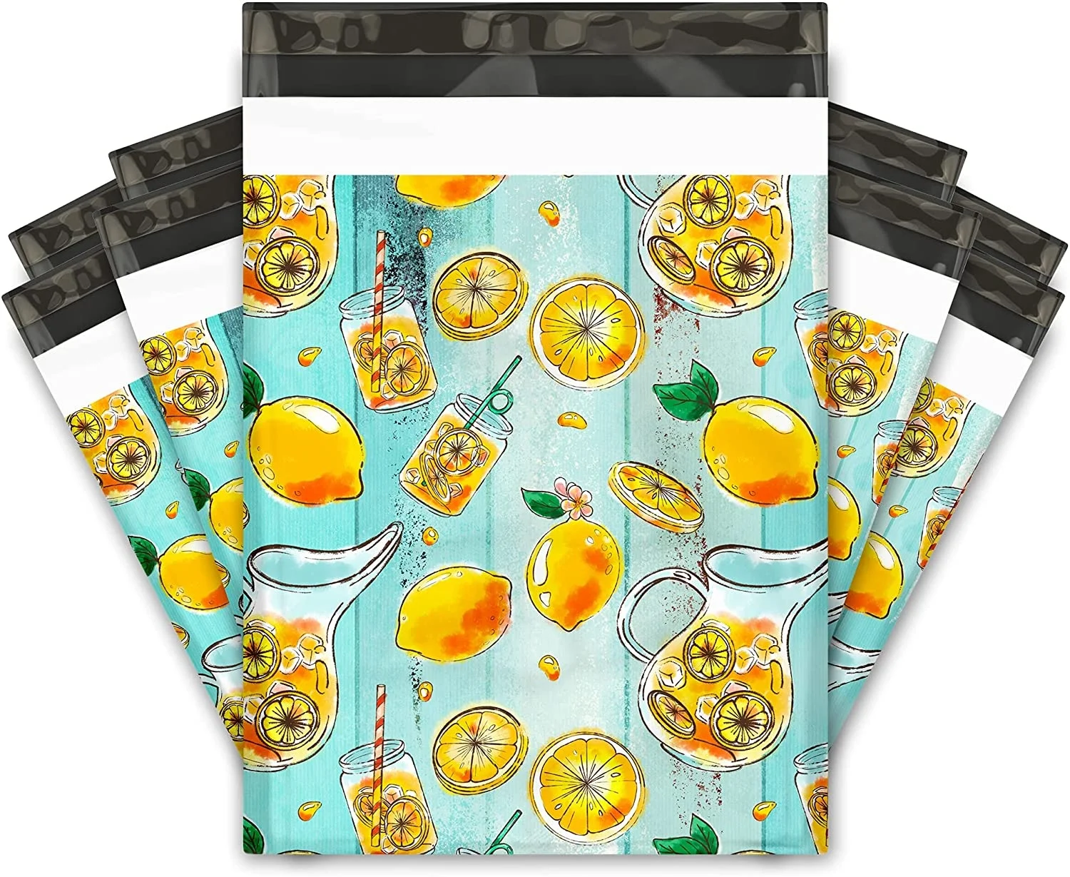 Mail Bag 100% recycle biodegradable Custom Self Sealing Shirt Packaging Matte Black Poly Compostable Mailer