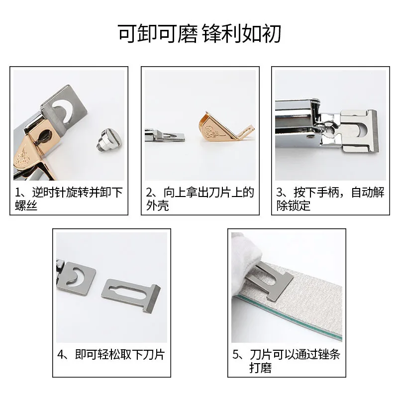 French style nail clippers Stainless steel U-shaped artificial nail clippers nail clippers