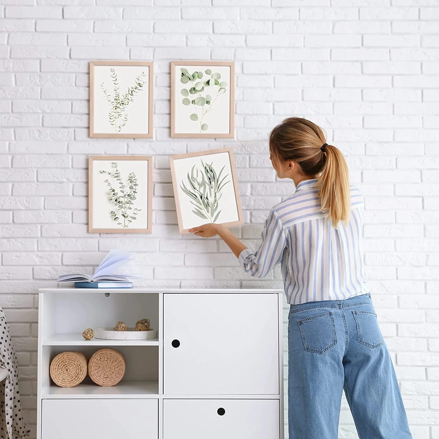 Лидер продаж, простой модный A1 A2 A3 A4 A5 под заказ, оптовая продажа, деревянные картинные рамки, дубовые картины, фоторамка