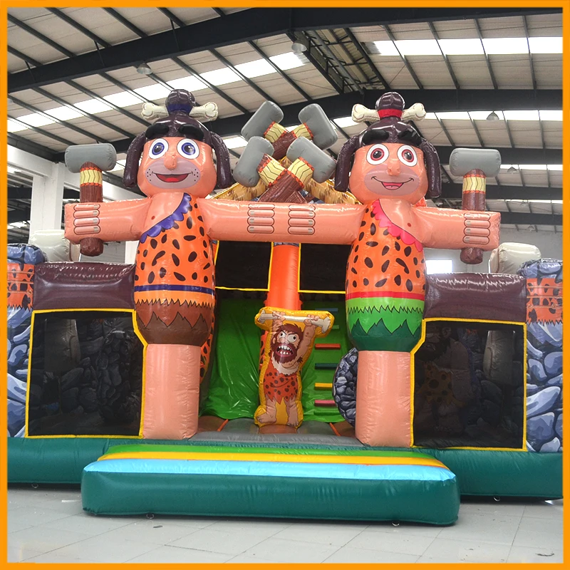 Kids primitive theme inflatable bounce amusement park playground
