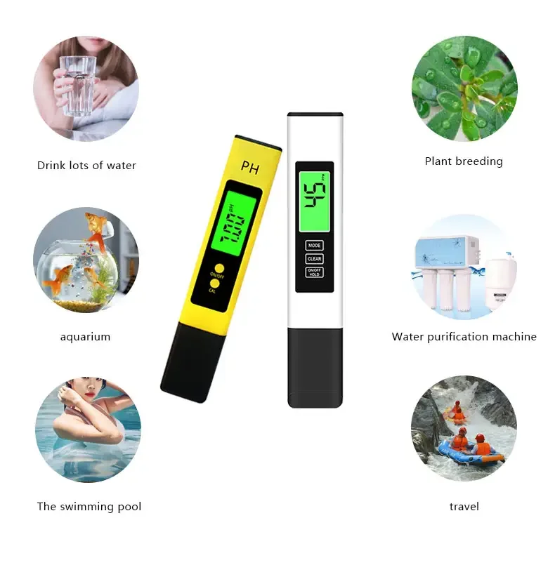 High quality water PH TDS meters used in gardening solution nutrient  testing aquaculture TDS sensor