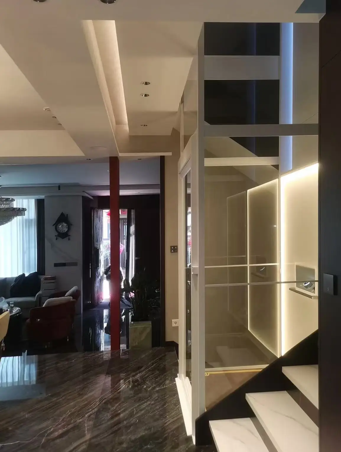 Home Residential Villa Lift Residential Elevator Small Home Lift Hydraulic House Lift Elevator