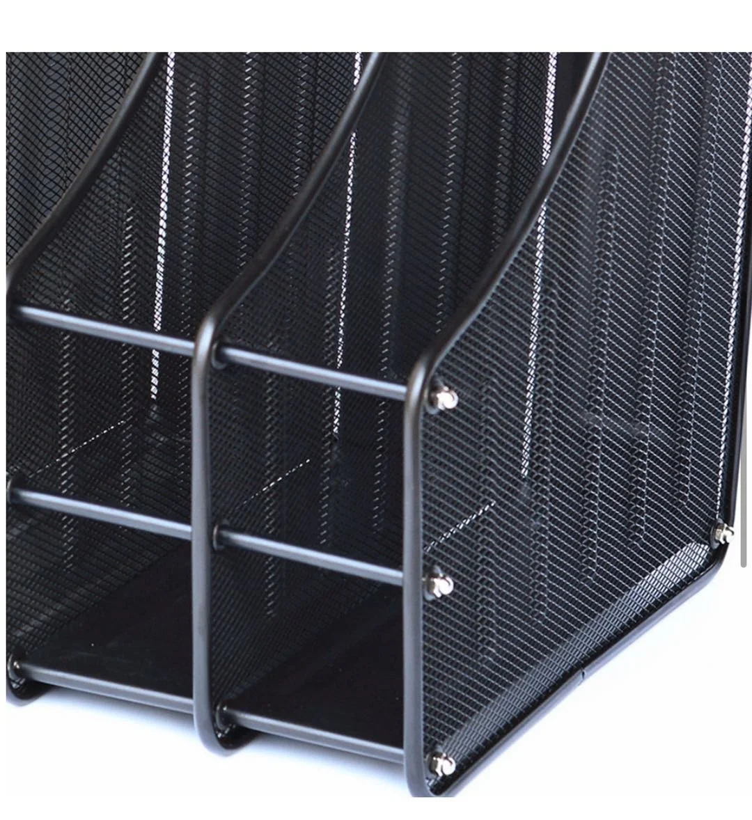 
Office desktop storage supplies metal wire groups of magazine rack information rack bar information box 