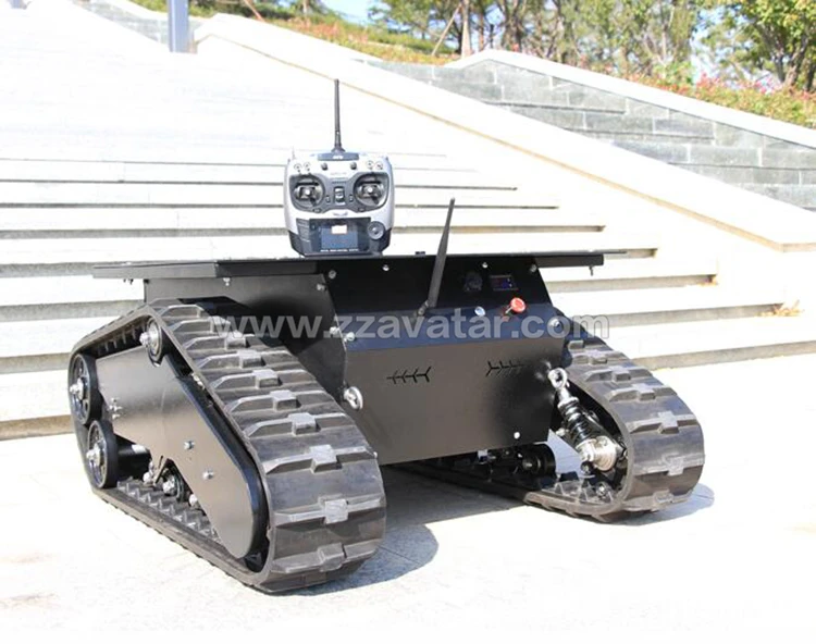 small vehicle rubber tracked vehicle robot chassis for secondary development