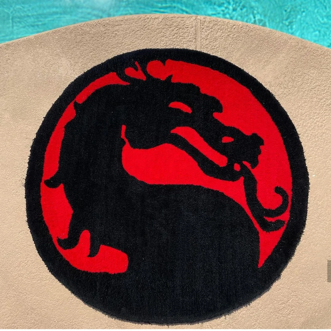 3 D printed tufted carpet Designer game CD custom carpets    rug and rugs  for living room decoration