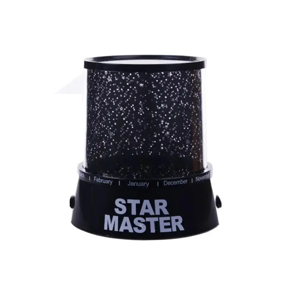 Four-lamp Starry Sky Lamp Remote Control and Timer Design Starry Sky Rotating LED Star Projector for Bedroom Night Light
