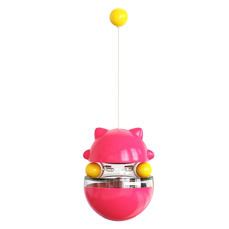 2022 Amazon Hot Selling New Cheap Pet Cat Toys Lucky Cat Shaking Leaky Food Toys Fun Toys to Interact with Pet Cats