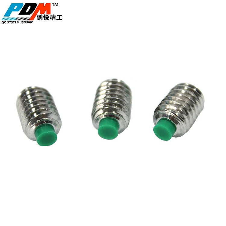 M2 #0 soft Set Screw plastic tip with 3M 2353 patch
