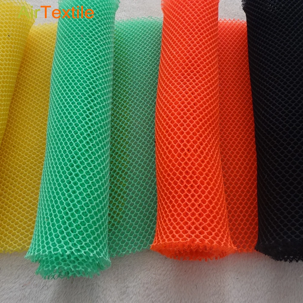 Honeycomb 3d mesh fabric for motorcycle safety helmet