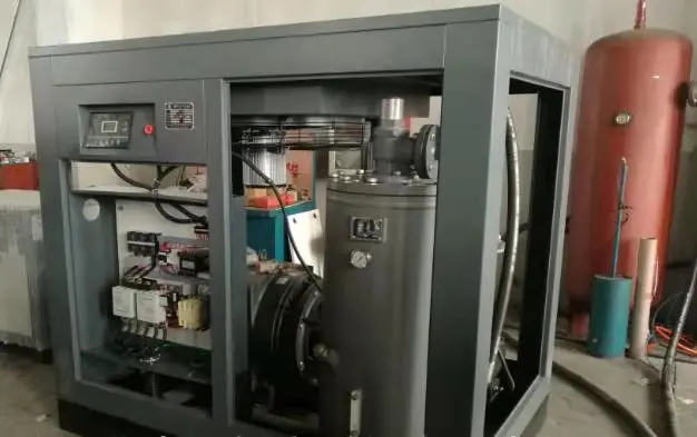 37kw Air-Compressor High Energy Saving Rotary Screw 50HP Air Compressor with Pm Motor