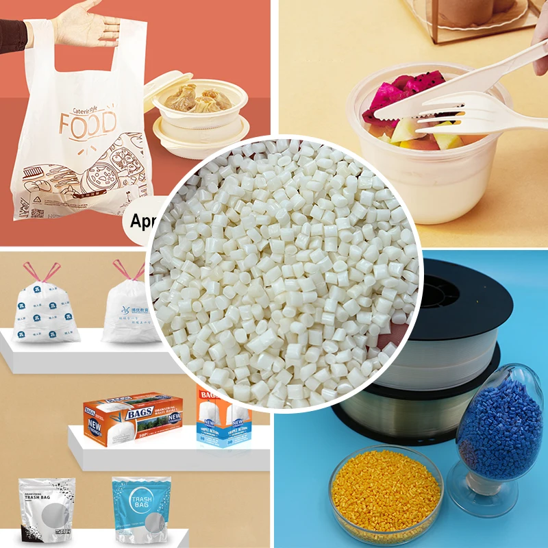 Kinpolym pla plastic manufacturers Polylactic Acid pla plastic granules for cutlery