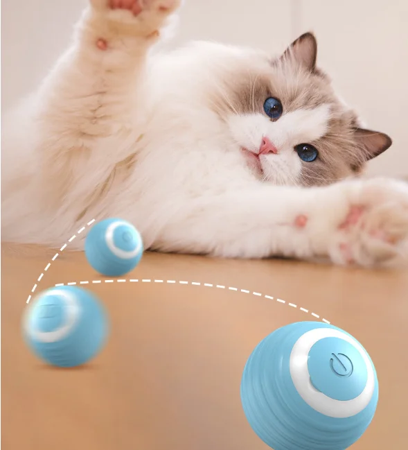 Игрушечные мячи для кошек