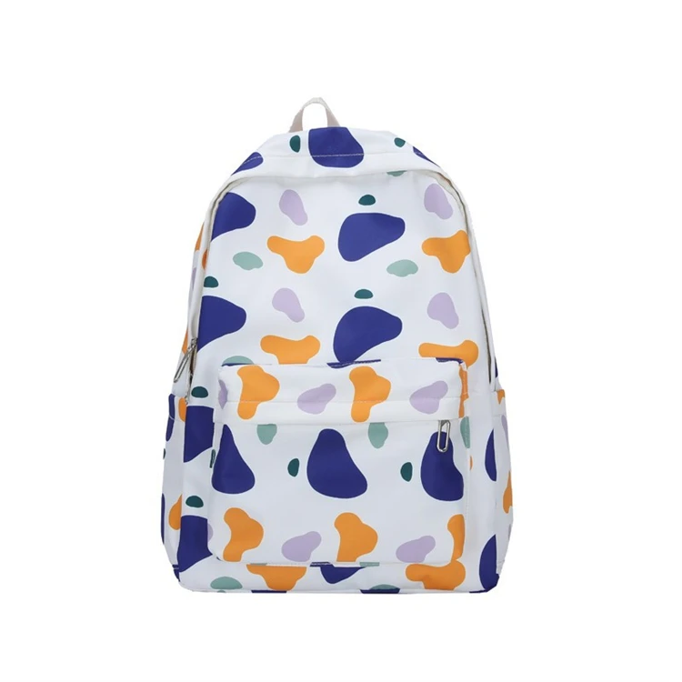 Outdoor Shock Oem Sport Proof All Over Print Custom Large Back Pack For School Girl