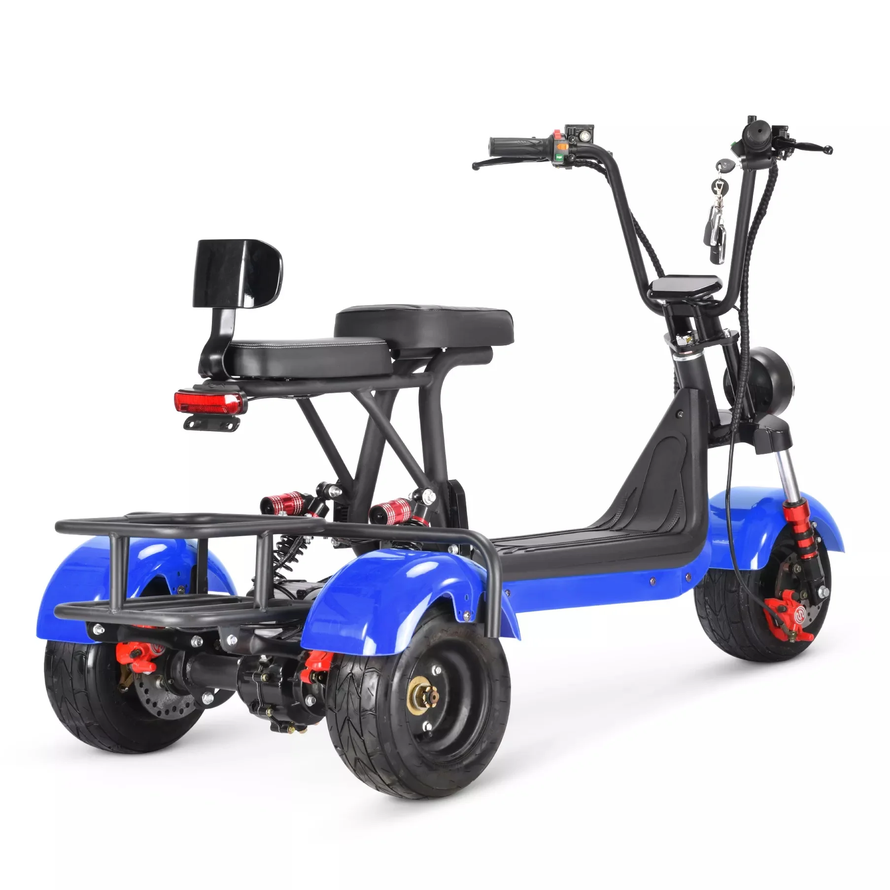 New Products Electronic Chargeable 800w 6 inch Electric Tricycle scooter for adult Motorcycle Lithium Battery e scooter bike
