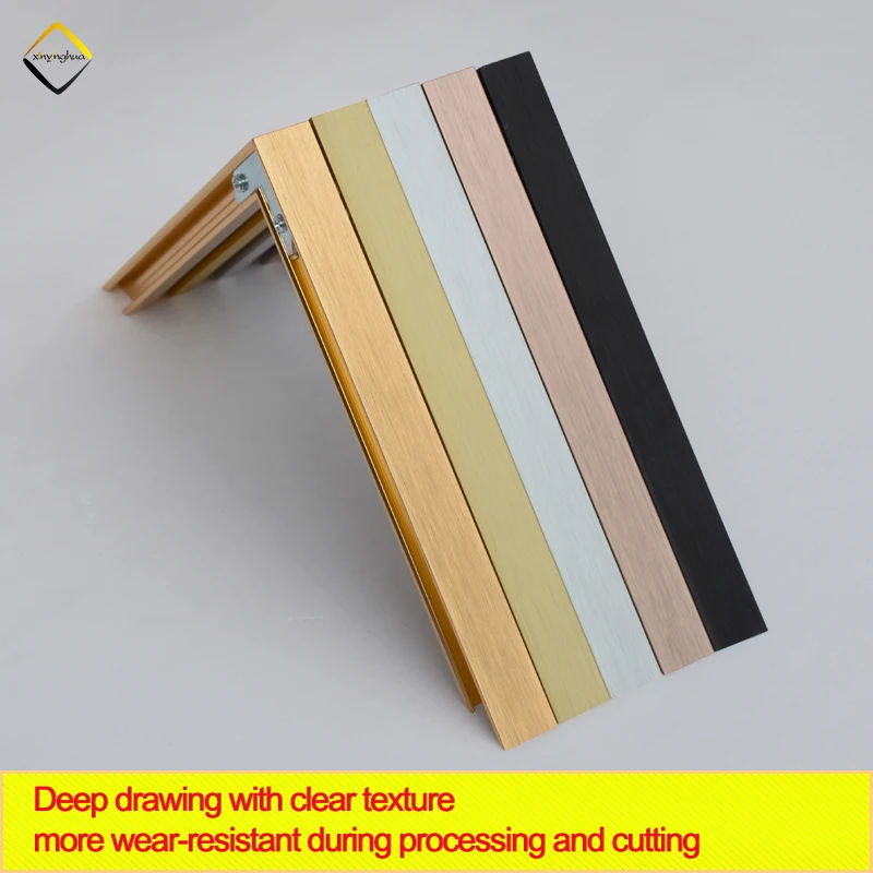 Wholesale Custom Size House Barber Shop Bathroom Decor Metal Aluminum Photo Picture Frame Poster Aluminium Mirror Frame