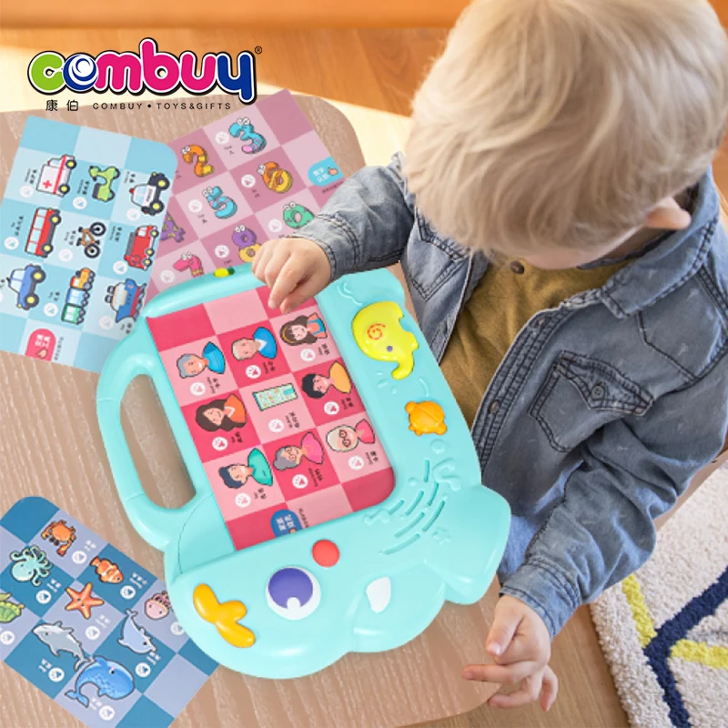 Cute elephant early education enlightenment bilingual kids e-book learning toy