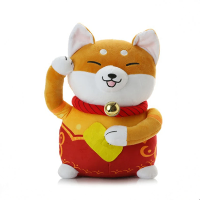 CE Standard Export Stuffed  Soft Velboa Comfortable Lovely Cuddly Shiba Inu