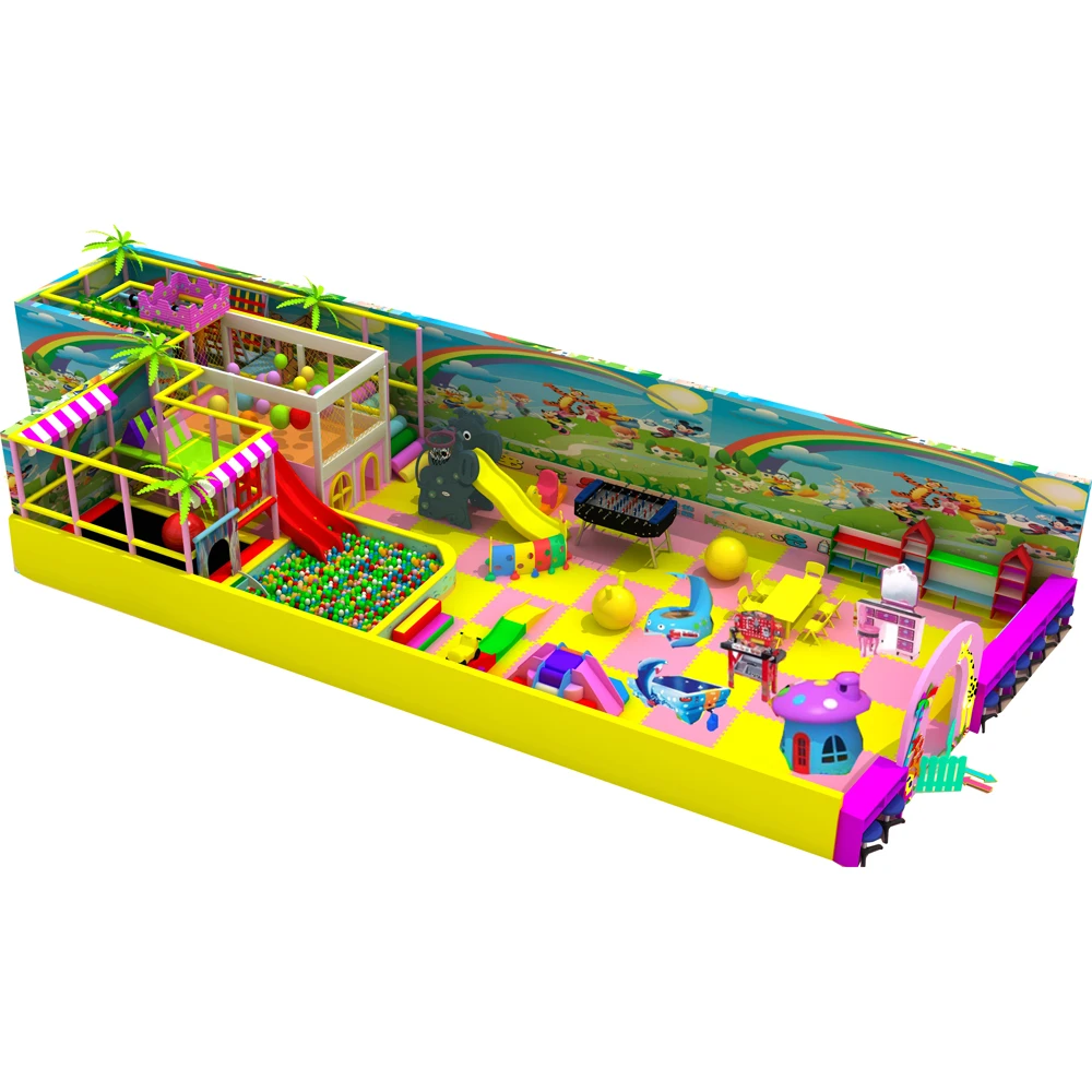 Dream kids play area indoor comprehensive air hockey table soccer amusement park playground equipment for children