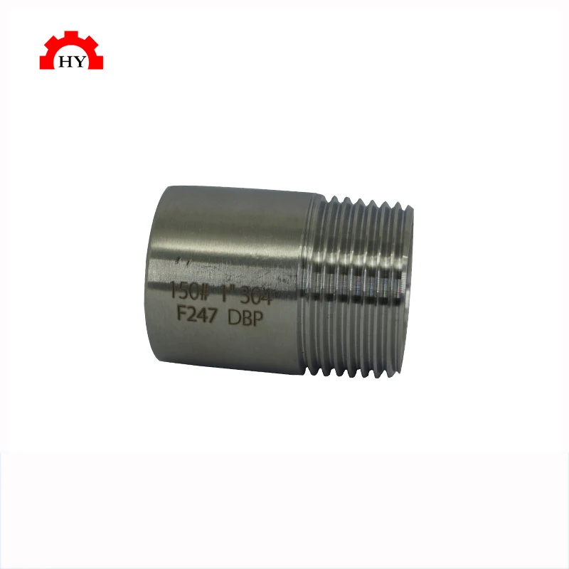 304 stainless steel pipe inner wire Welding and outer wires directly threaded joint