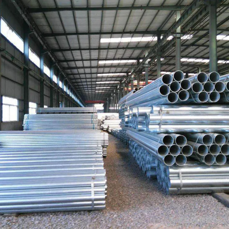 Hot dipped corrugated galvanized steel pipes gi iron pipe round steel tubes black galvanized pipe