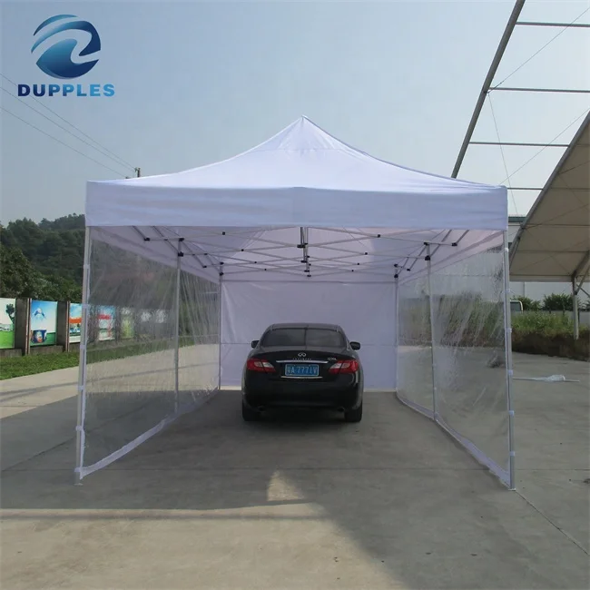 Customized Outdoor Waterproof Easy Up 4M X 8M Pop Up Folding Car Cover Tent Transparent Canopy Tent For Events