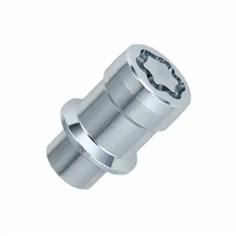 Hot Sale new product solid rose gold slim wheel small 7 point star key car lug nuts